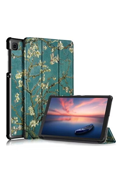 URBBKING غطاء حماية ثلاثي الطي مع حامل لجهاز سامسونج جالاكسي تاب A7 لايت، أخضر