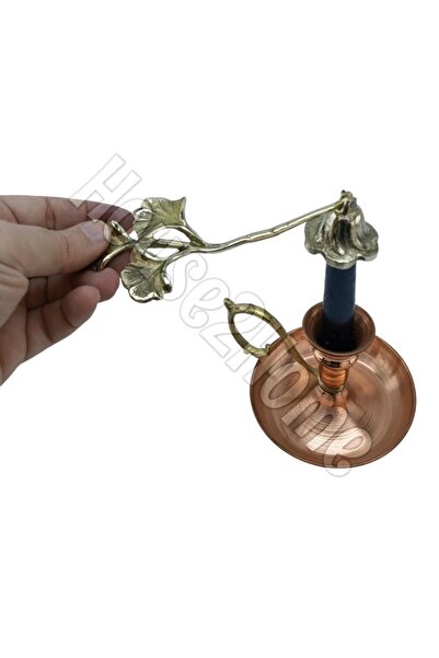 HOUSE2HOME El Yapımı Pirinç Mum Söndürücü – Dekoratif Mum Söndürme Aparatı