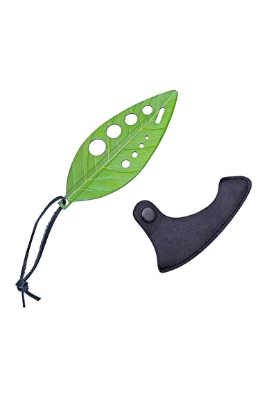 OEM Manual herb chopper, 9 sizes, sharp edges, stainless steel, green, 14x5.5 cm