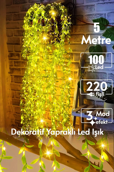 CMT SARMAŞIK 5 METRE & FİŞLİ FONKSİYONLU PERDE LED DEKOR LAMBA