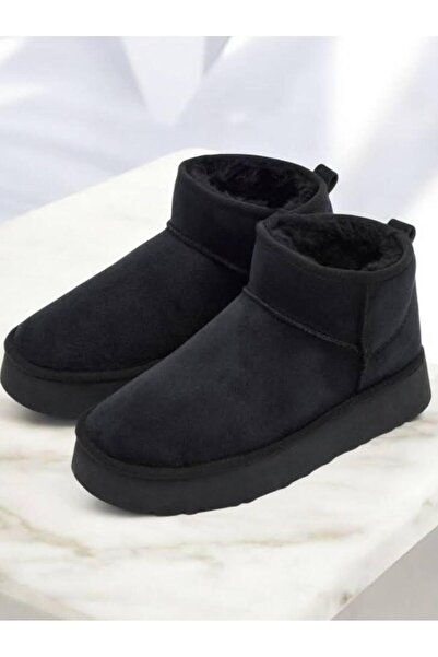 mersin md tekstil أحذية الجلد المدبوغ مع الفرو من الداخل