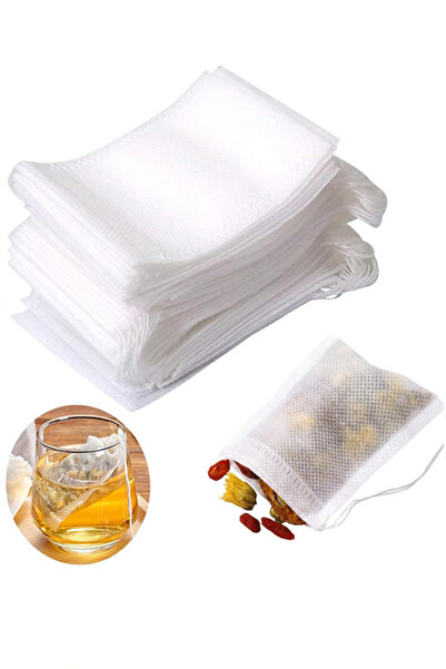 Wnest Shop أكياس ترشيح شاي للاستخدام مرة واحدة للشاي السائب، 200 كيس فارغ مع ...