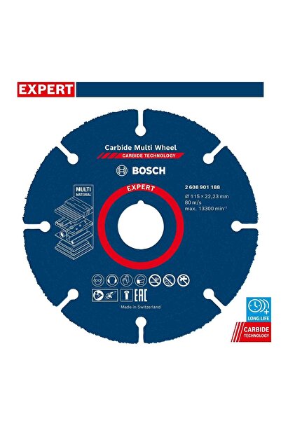 Bosch Expert 115 mm CMW Taşlama Makinesi Ahşap Kesme Diski 2608901188
