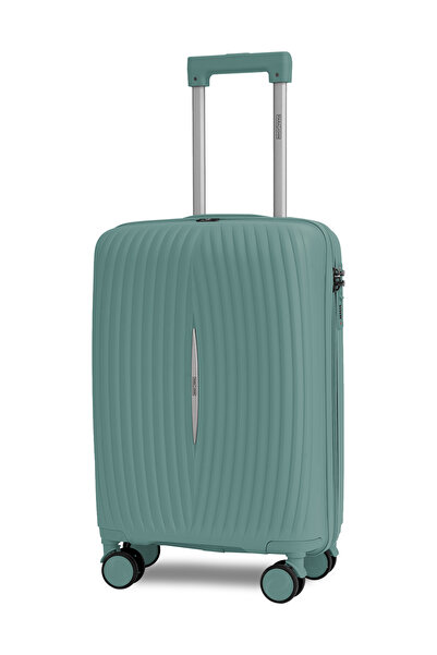 PARAJOHN SkyRoll 20-Inch Cabin-Size (Small) PP Hard Case Luggage Trolley Bag with 8 Spinner Wheels and Lock