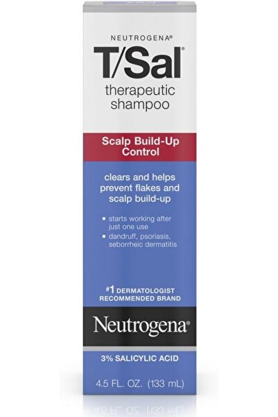 Neutrogena T/Sal Therapeutic Maximum Strength Shampoo 4.50 oz (Pack of 5)