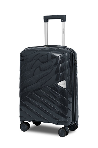 PARAJOHN TrackTrek 20-Inch Cabin-Size (Small) PP Hard Case Luggage Trolley Bag with 8 Spinner Wheels and Lock