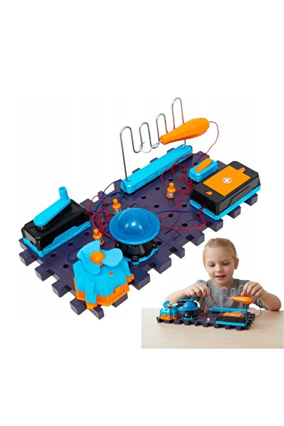 zola STEM educational electronic set, little engineer-electrician, 2 baseboards, 30.5 x 16 x 1.2 cm