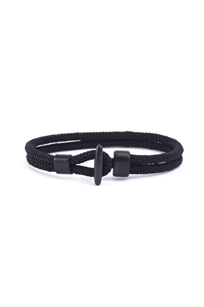 LIGANT Liqnat Black Fabric Bracelet