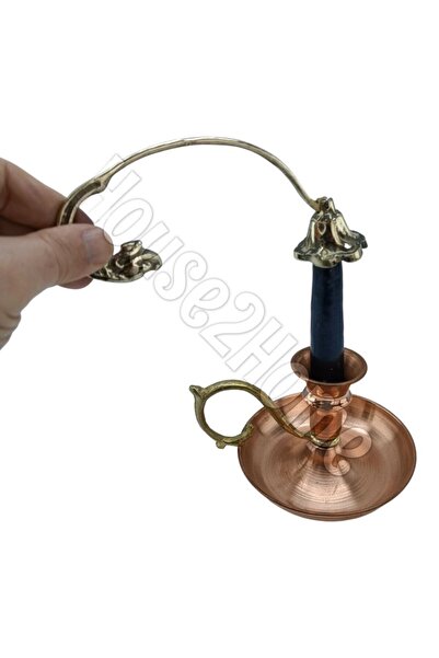 HOUSE2HOME El Yapımı Pirinç Mum Söndürücü – Dekoratif Mum Söndürme Aparatı