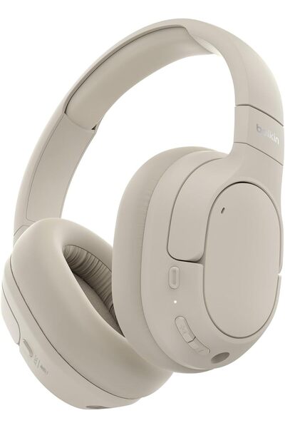Belkin SoundForm Isolate Active Noise-Cancelling Wireless Over-Ear Headphones