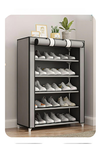 BEC39 خزانة أحذية قماشية مودرن 5 أرفف - تنظيم عملي وأنيق