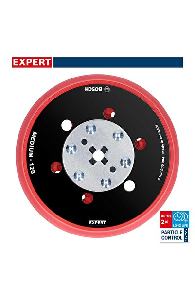 Bosch EXPERT GEX 34-125 İçin Yedek Zımpara Taban 125 mm Orta Sert
