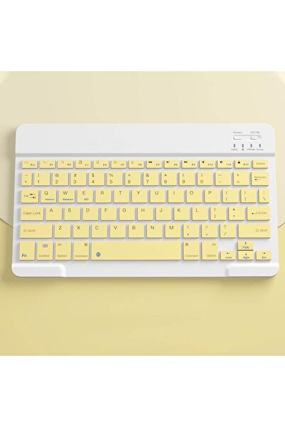 Yuwell YU WELL Ultra-Slim Bluetooth Keyboard and Mouse Combo (Yellow)