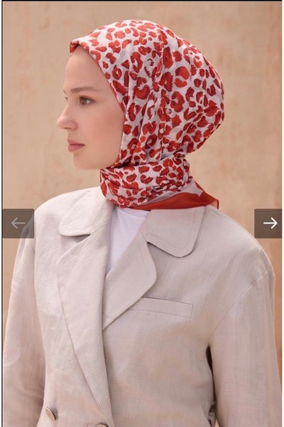 Belli Leopar Desen Premium Soft Eşarp
