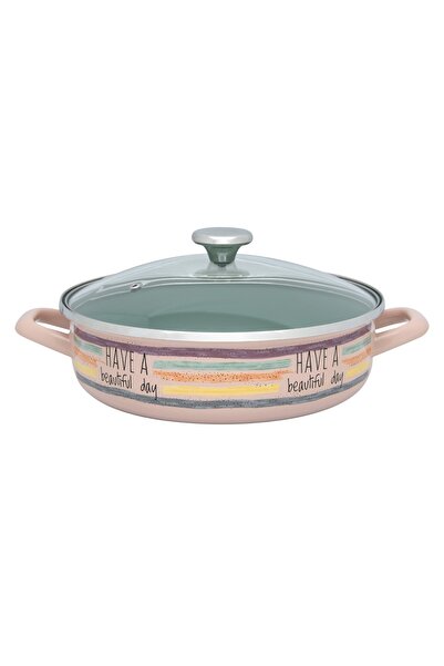 Metalac Κατσαρόλα 4l με καπάκι Divan Dan Metalac, σμάλτο/26cm/4l