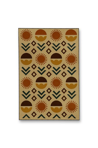 Rugs Modern Halı سجادة MOSSO التقليدية ذات النمط الزهري المنسوج ذات الأساس ال...