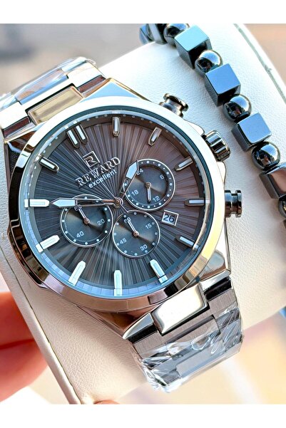 Reward Kronometreli 5 Atm Suya Dayanıklı 2 Yıl Garantili Bileklik Hediyeli Er...