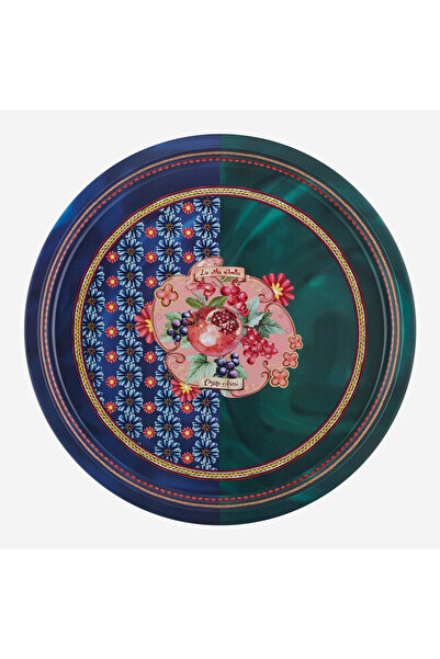 CHIARA ALESSI Vita Bella Mavi Metal Tepsi 34 Cm