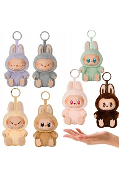 HOZRO Keychain with LABUBU Plush Toy – Surprise Accessory That Adds Style and Cheer