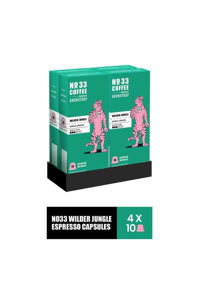 NO33 كبسولة رقم 33 إسبريسو وايلدر جانجل 55 جرام × 4 قطع
