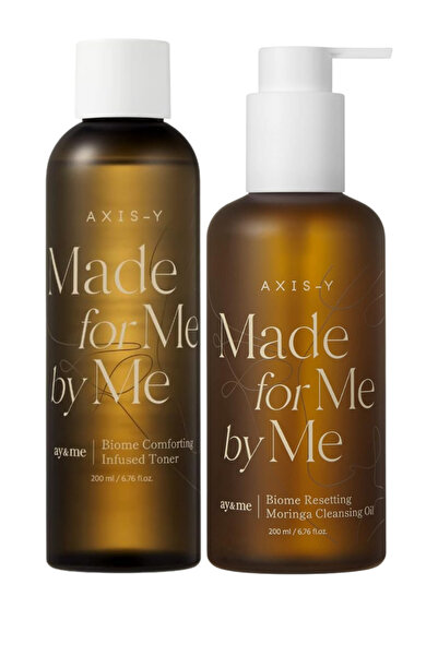 AXIS-Y Moringa Cleansing Oil & Infused Toner Deep Purifying for Clogged Pores & Dull Skin Solution