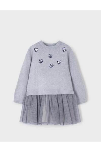 MAYORAL 4918 PLATA VIG KAZAK ELBİSE 2 'Lİ SET