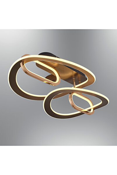 Özcan Aydınlatma 5729-4 Supaza 2'li Plafonyer 40+50 Platin