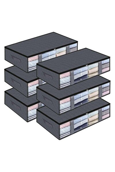 Arabest حقائب تخزين تحت السرير - منظمات قابلة للطي ذات سعة كبيرة للملابس والف...