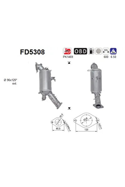 As Filtru Funingine/Particule Sist.De Esapament Jaguar F-Pace/Xe/Xf 2 Land Ro...