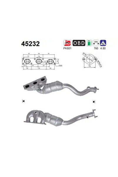 As Catalizator Bmw 5/7