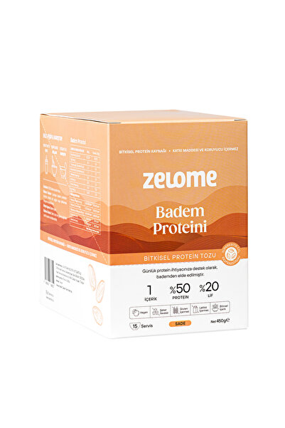 Zelome Badem Proteini 15’li Kutu (30 g x 15) | %100 Bitkisel