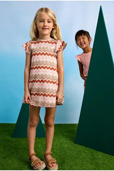 MAYORAL Girl's 3926 Zigzag Dress Gkm0164