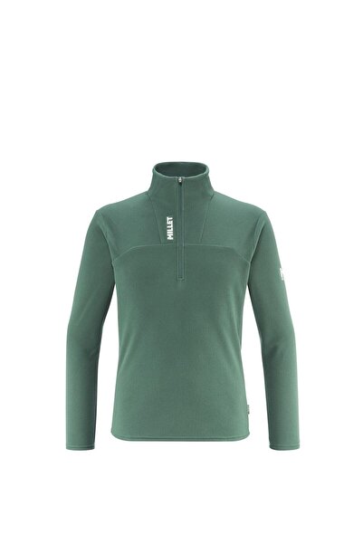 Millet UBIC LGRID PO سترة رجالية من الصوف بسحاب نصفي MIV10534 N4238 أخضر-XL