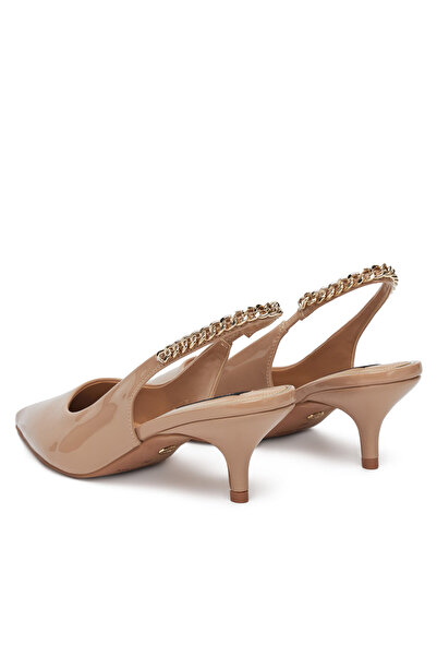 Nine West women's beige pumps