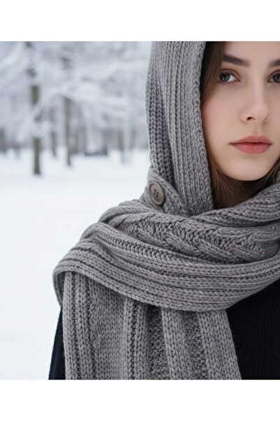 LAGRANZE Eșarfă cu glugă Nordic Hood pentru femei