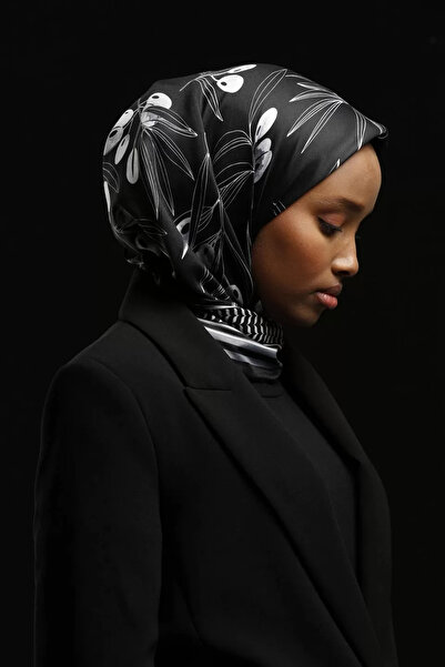 LA BOUTIQUE وشاح كييفي F105 90X90 عشبي/عشبي