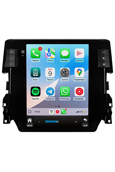 Carvocal Honda Civic FC5 Android Multimedya Sistemi (2016-2021)CRV-4895XDT