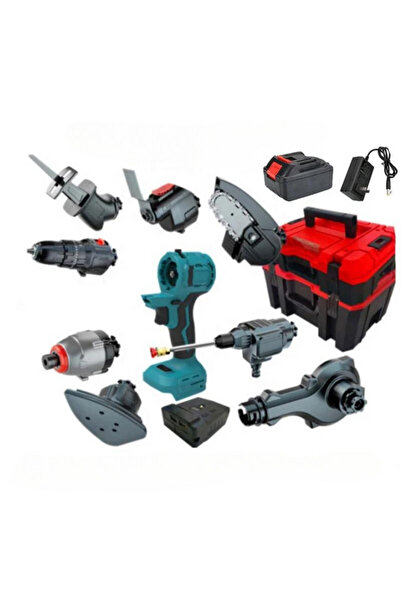 Sanlux Trusa scule 13 in 1 cu 1 acumulator 48V, bormasina, cheie impact, mini...