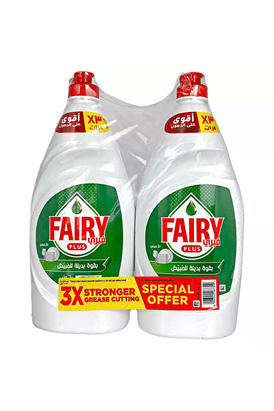 Fairy Max Plus Original Dish Washing Liquid With Pieces- 2X600ml