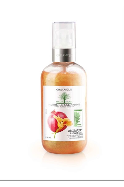 Organique Cosmetics Gel de dus nasturel si rodie, Organique, 250 ml