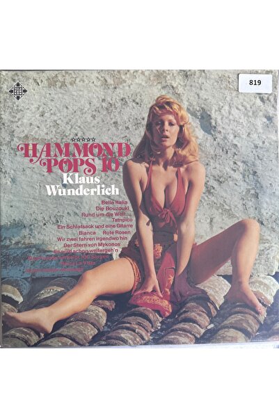 HAMMOND POPS 10 - ORİJİNAL DÖNEM BASKI MÜZİK PLAKLARI
