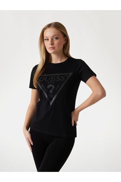 Guess Γυναικείο μπλουζάκι Adele Active Regular Fit