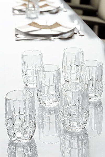 Porselen Diyarı Luva 6 Pieces Crystal Coffee Side Cup and Presentation Tray 4...