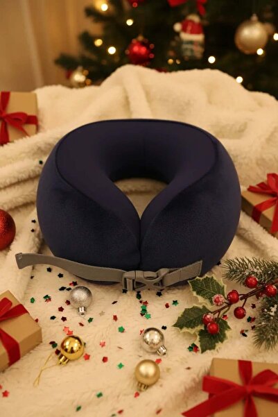 Miniso Düz Renk Serisi Ayarlanabilir Hafızalı Köpük Boyun Yastığı