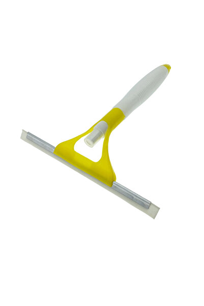 OEM Window and windshield squeegee, with 200 ml tank and sprayer, white with yellow