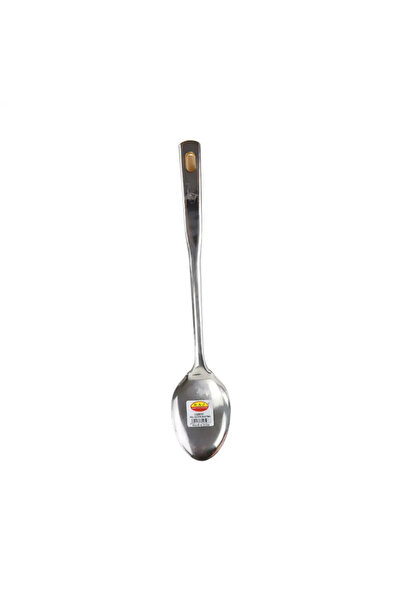 RAJ Stainless Steel Solid Spoon Comfortable Serving Spoon with Soft-Grip Handle- 37cm
