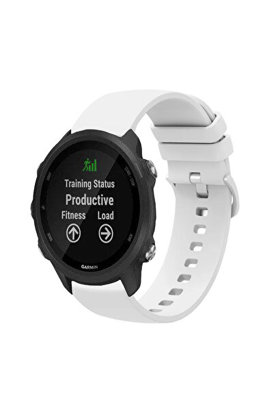 Tagomoon Garmin Forerunner 245 / 245 Music ile Uyumlu Kordon Jel Silikon Toka...