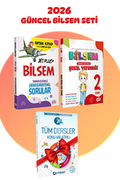 Editör Yayınevi 2. Sınıf Bilsem Çıkması Muhtemel Sorular+ Şekil Yeteneği+ Tüm...