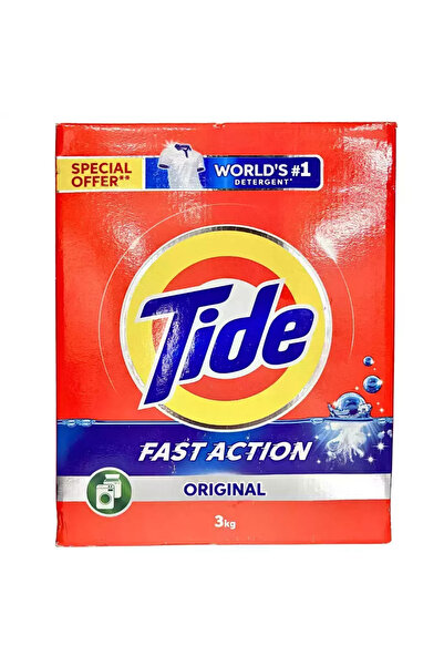 Tide Fast Action Laundry Detergent Powder Original Scented- 3kg