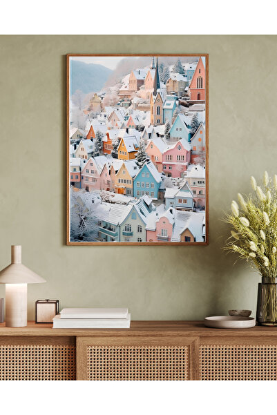 woodhomeworks One Piece Living Room Office Decor Pictură Vrynt